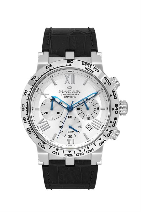 SİYAH HAKİKİ DERİ ERKEK KOL SAATİ