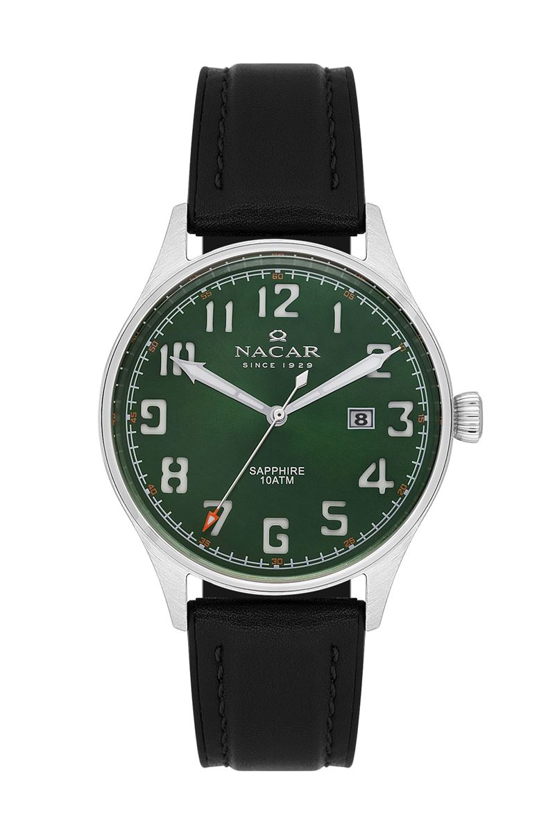 SİYAH HAKİKİ DERİ ERKEK KOL SAATİ