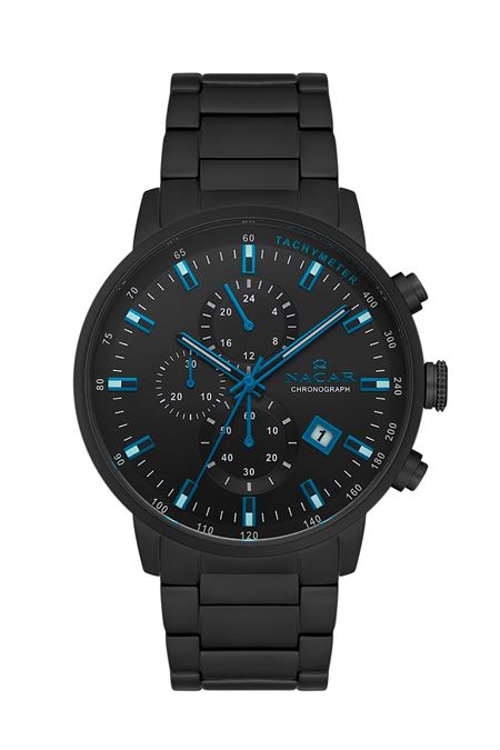 SİYAH METAL BAND ERKEK KOL SAATİ