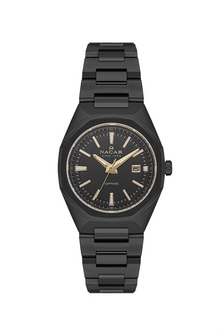 SİYAH METAL BAND KADIN KOL SAATİ 