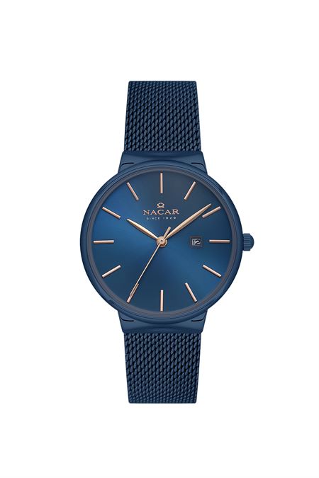 MAVİ HASIR BAND KADIN KOL SAATİ