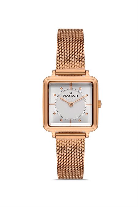 PEMBE HASIR BAND KADIN KOL SAATİ