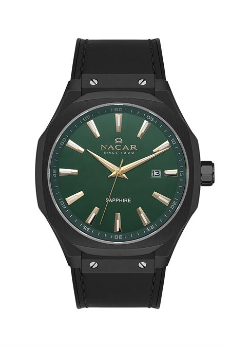 SİYAH HAKİKİ DERİ ERKEK KOL SAATİ