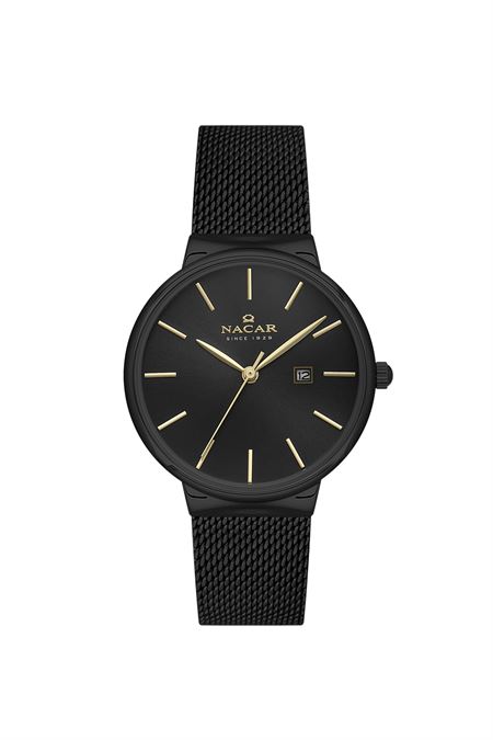 SİYAH HASIR BAND KADIN KOL SAATİ