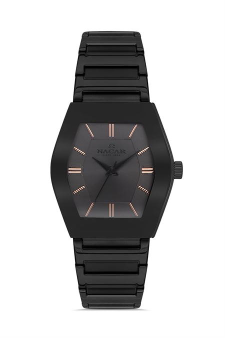 SİYAH METAL BAND KADIN KOL SAATİ